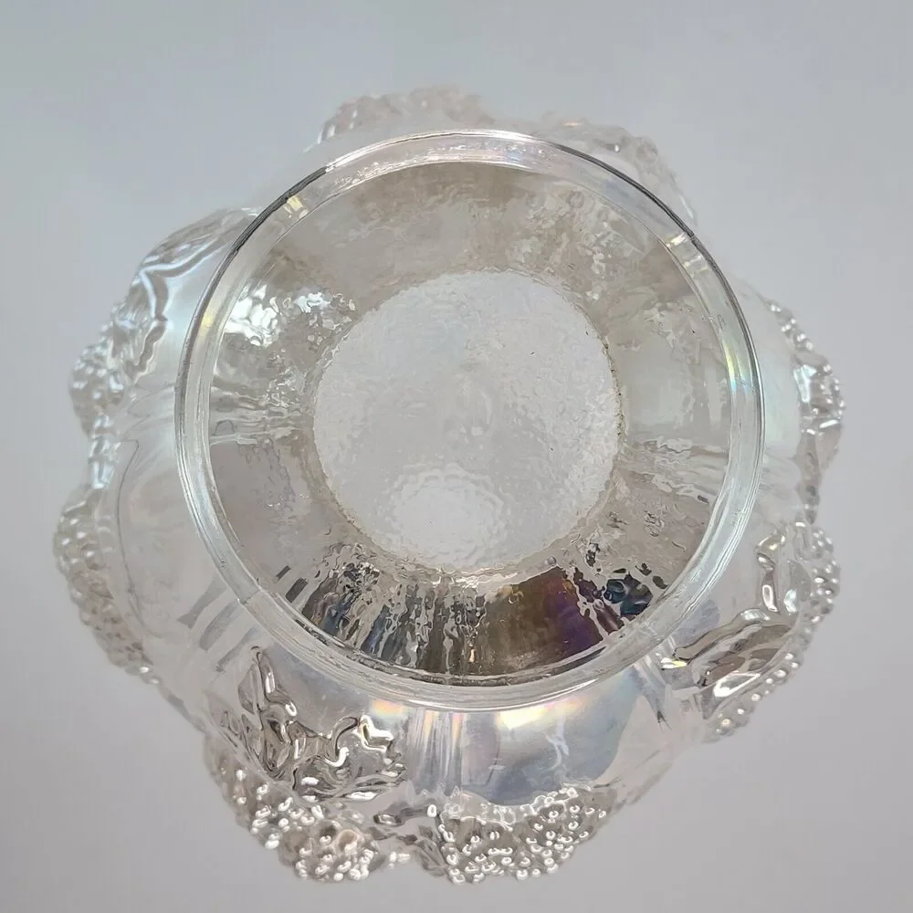 Vintage Imperial Iridescent Loganberry Carnival Glass Vase